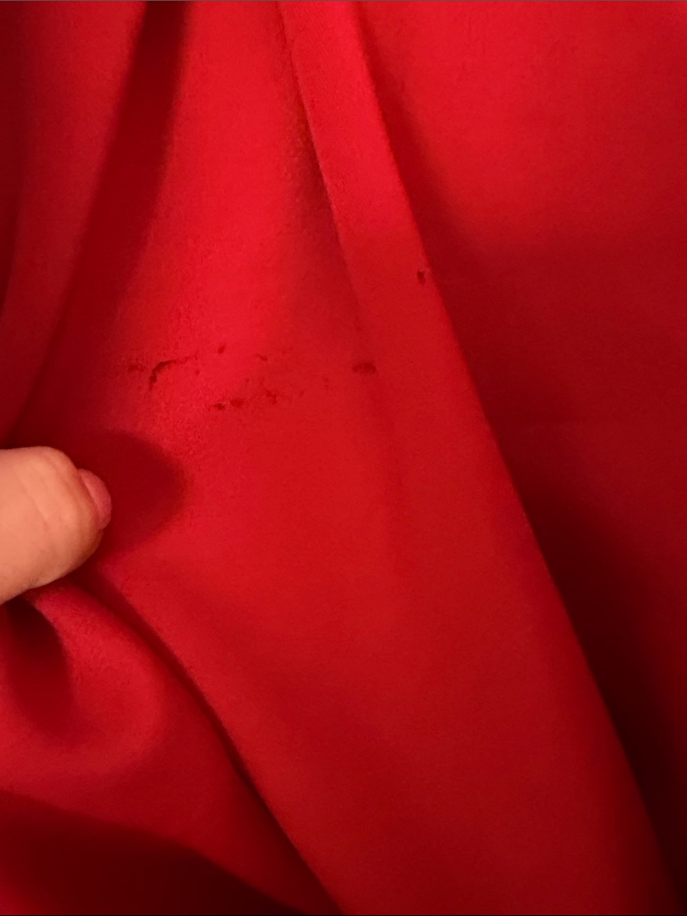 Woman’s Red Fit-and-Flare Dress - Classic Party Dress - Picture 3 of 3